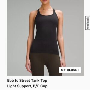 Lululemon Ebb to Street Tank Top